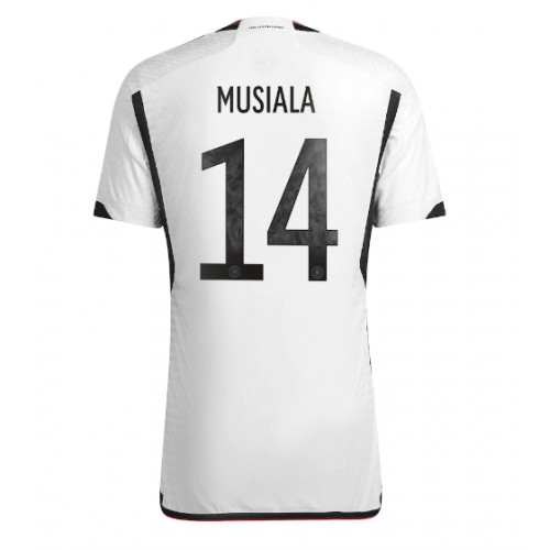 Lacne Muži Futbalové dres Nemecko Jamal Musiala #14 MS 2022 Krátky Rukáv - Domáci